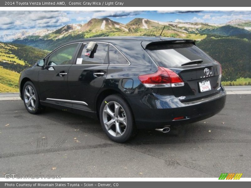 Cosmic Gray Mica / Light Gray 2014 Toyota Venza Limited AWD