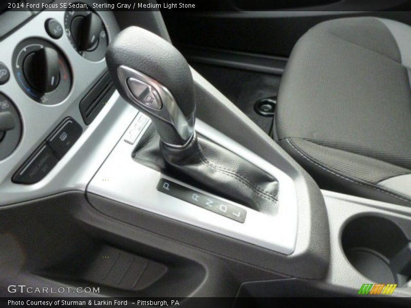 Sterling Gray / Medium Light Stone 2014 Ford Focus SE Sedan