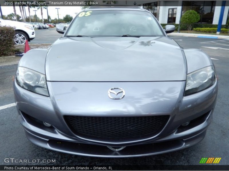 Titanium Gray Metallic / Black 2005 Mazda RX-8 Sport