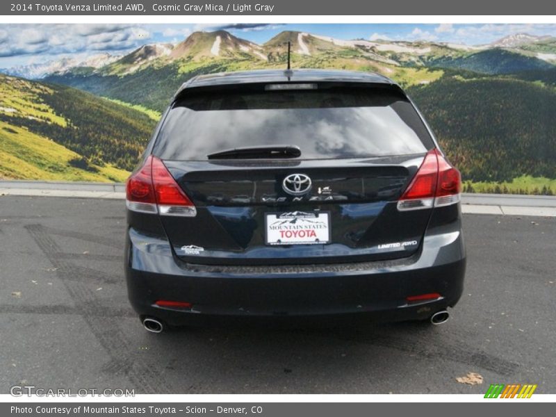Cosmic Gray Mica / Light Gray 2014 Toyota Venza Limited AWD