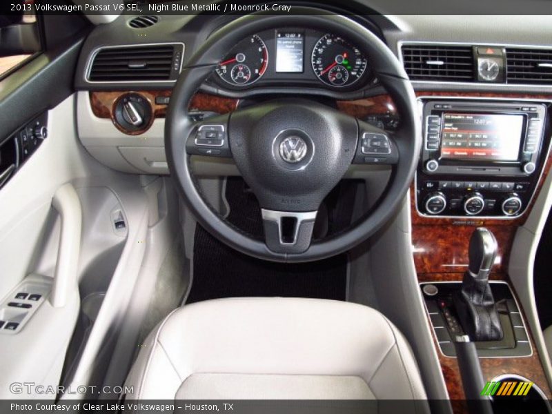 Night Blue Metallic / Moonrock Gray 2013 Volkswagen Passat V6 SEL