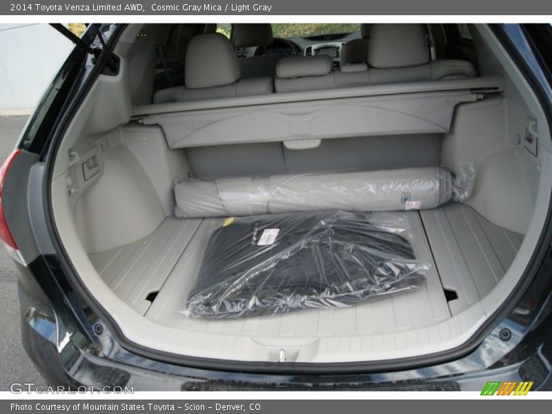 Cosmic Gray Mica / Light Gray 2014 Toyota Venza Limited AWD