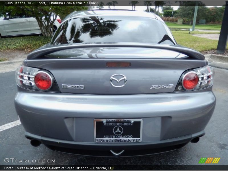 Titanium Gray Metallic / Black 2005 Mazda RX-8 Sport