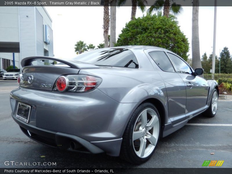 Titanium Gray Metallic / Black 2005 Mazda RX-8 Sport