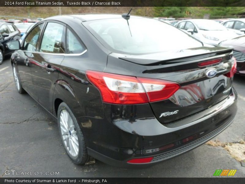 Tuxedo Black / Charcoal Black 2014 Ford Focus Titanium Sedan