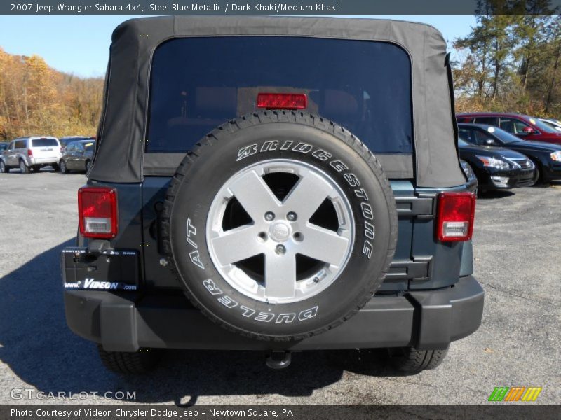 Steel Blue Metallic / Dark Khaki/Medium Khaki 2007 Jeep Wrangler Sahara 4x4