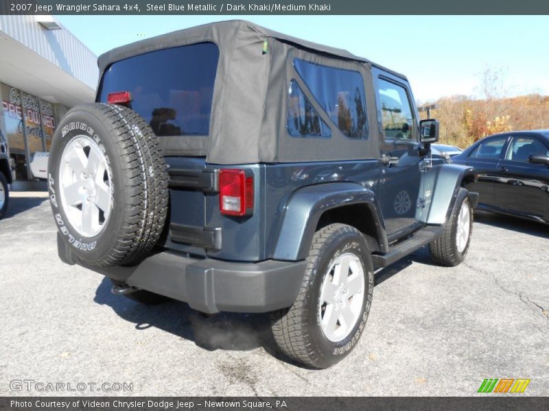 Steel Blue Metallic / Dark Khaki/Medium Khaki 2007 Jeep Wrangler Sahara 4x4