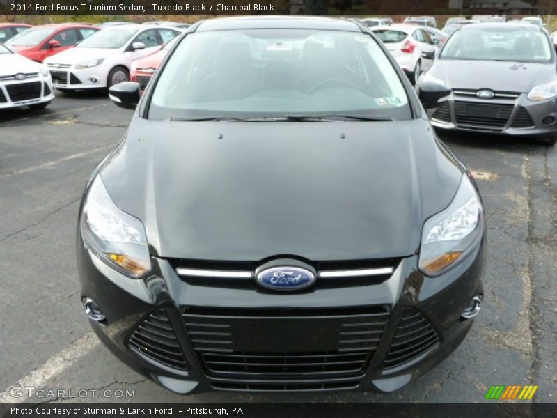 Tuxedo Black / Charcoal Black 2014 Ford Focus Titanium Sedan