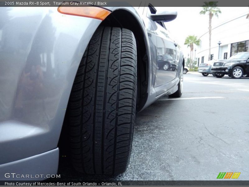 Titanium Gray Metallic / Black 2005 Mazda RX-8 Sport