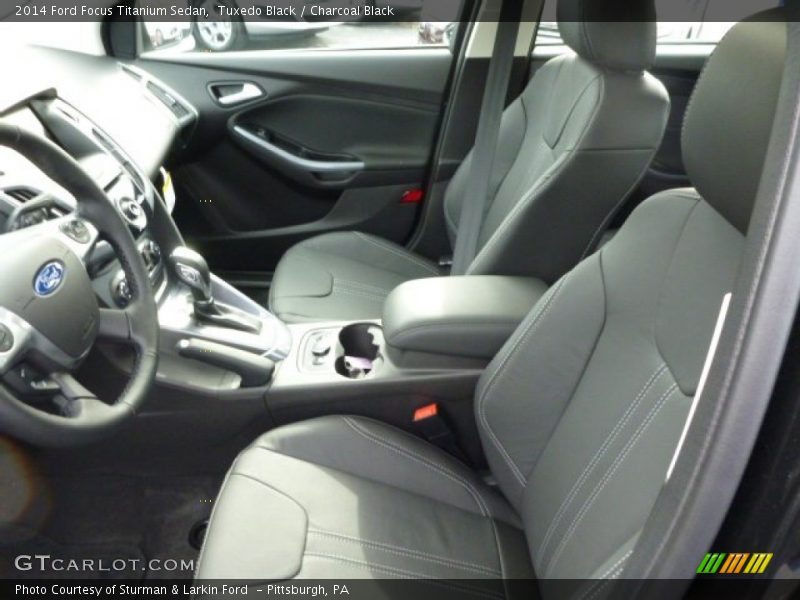 Tuxedo Black / Charcoal Black 2014 Ford Focus Titanium Sedan