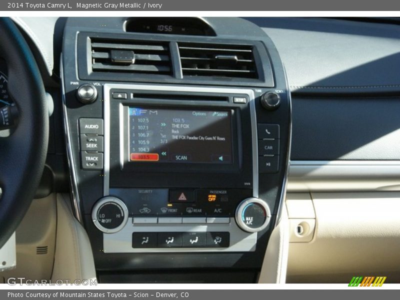 Magnetic Gray Metallic / Ivory 2014 Toyota Camry L