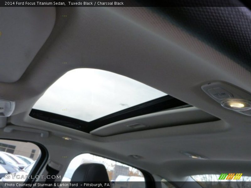 Tuxedo Black / Charcoal Black 2014 Ford Focus Titanium Sedan