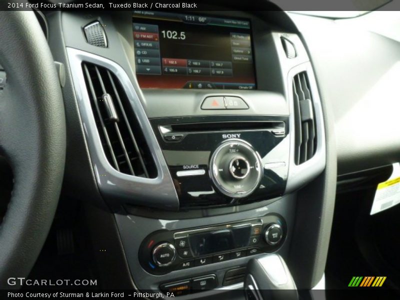 Tuxedo Black / Charcoal Black 2014 Ford Focus Titanium Sedan