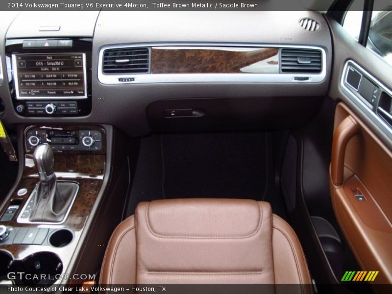 Toffee Brown Metallic / Saddle Brown 2014 Volkswagen Touareg V6 Executive 4Motion