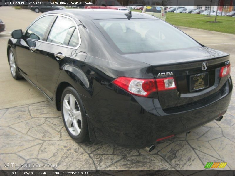 Crystal Black Pearl / Ebony 2010 Acura TSX Sedan