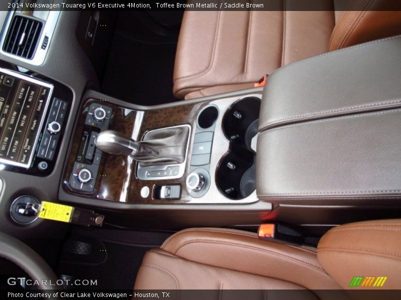 Toffee Brown Metallic / Saddle Brown 2014 Volkswagen Touareg V6 Executive 4Motion