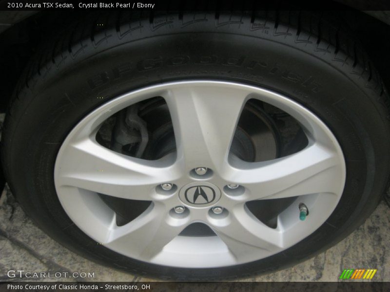Crystal Black Pearl / Ebony 2010 Acura TSX Sedan