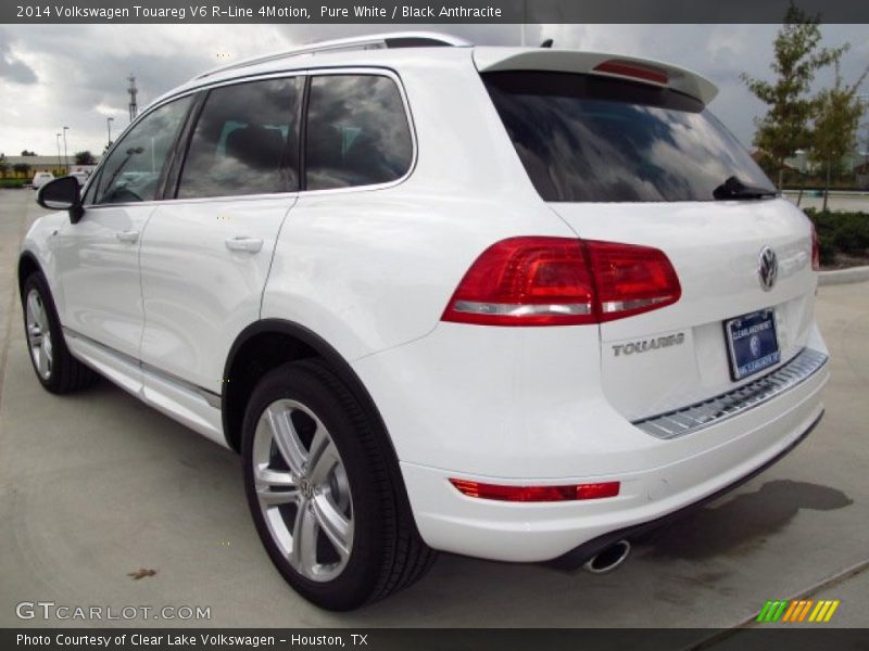 Pure White / Black Anthracite 2014 Volkswagen Touareg V6 R-Line 4Motion