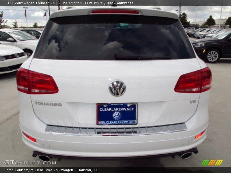 Pure White / Black Anthracite 2014 Volkswagen Touareg V6 R-Line 4Motion
