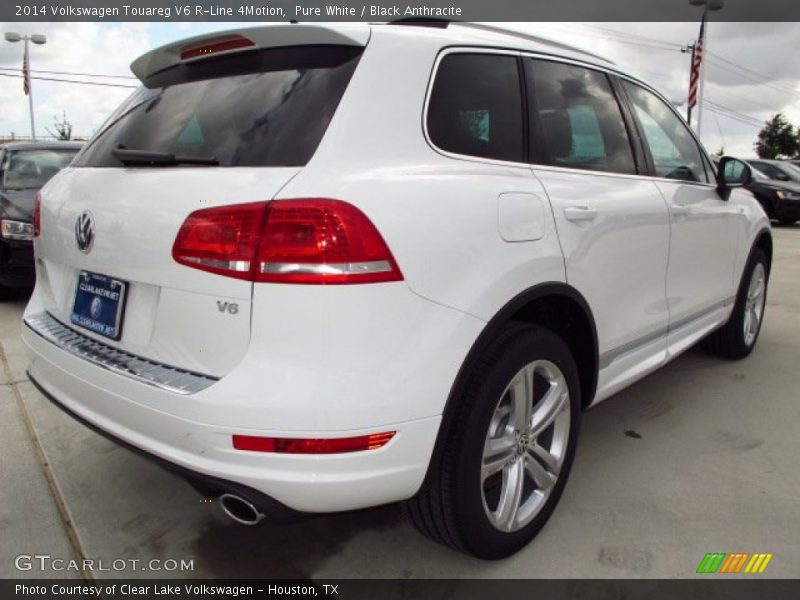 Pure White / Black Anthracite 2014 Volkswagen Touareg V6 R-Line 4Motion