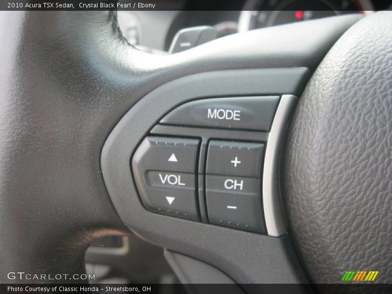 Crystal Black Pearl / Ebony 2010 Acura TSX Sedan