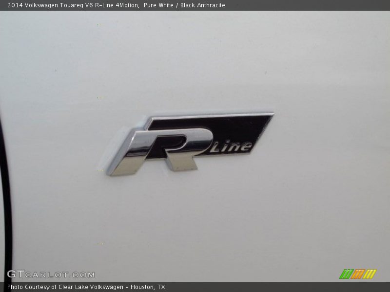 Pure White / Black Anthracite 2014 Volkswagen Touareg V6 R-Line 4Motion