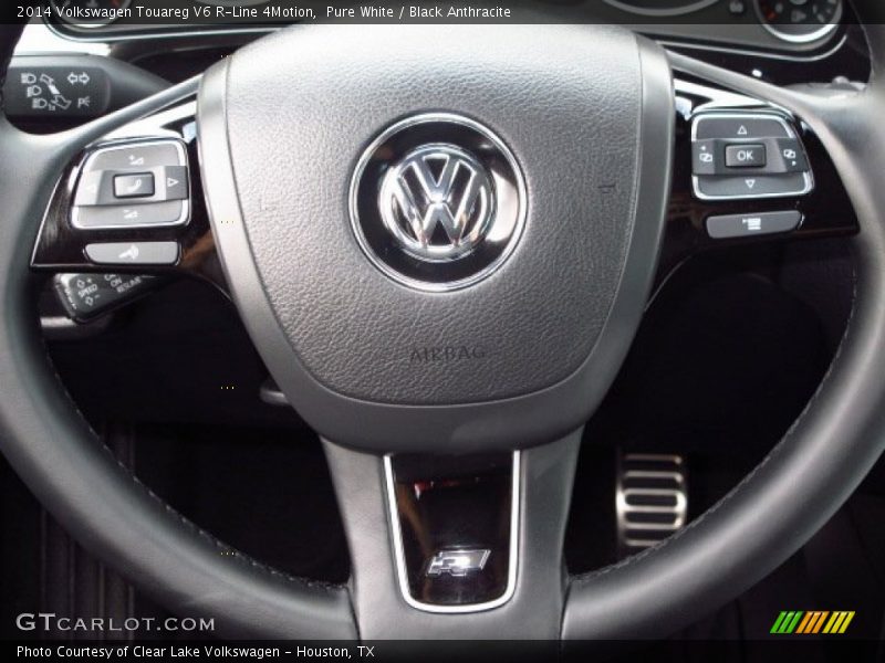 Pure White / Black Anthracite 2014 Volkswagen Touareg V6 R-Line 4Motion