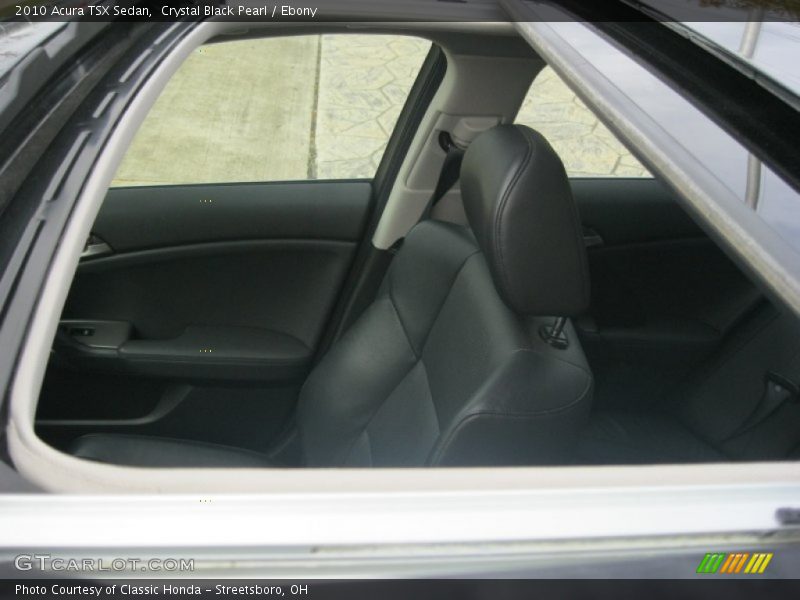 Crystal Black Pearl / Ebony 2010 Acura TSX Sedan