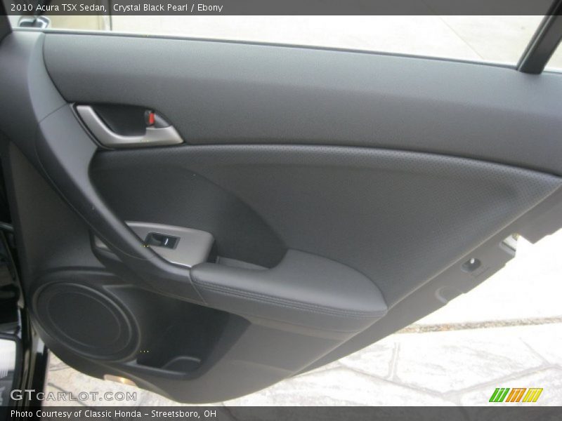 Crystal Black Pearl / Ebony 2010 Acura TSX Sedan