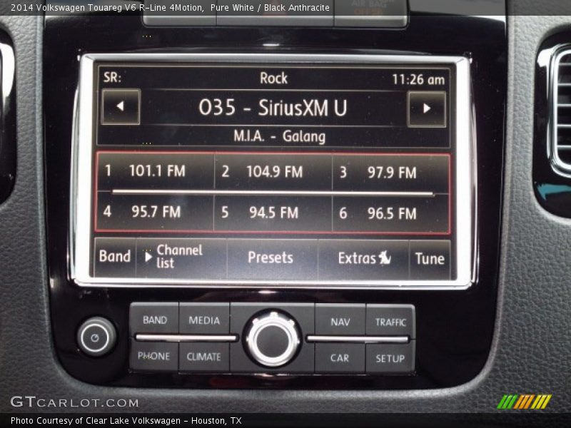 Pure White / Black Anthracite 2014 Volkswagen Touareg V6 R-Line 4Motion