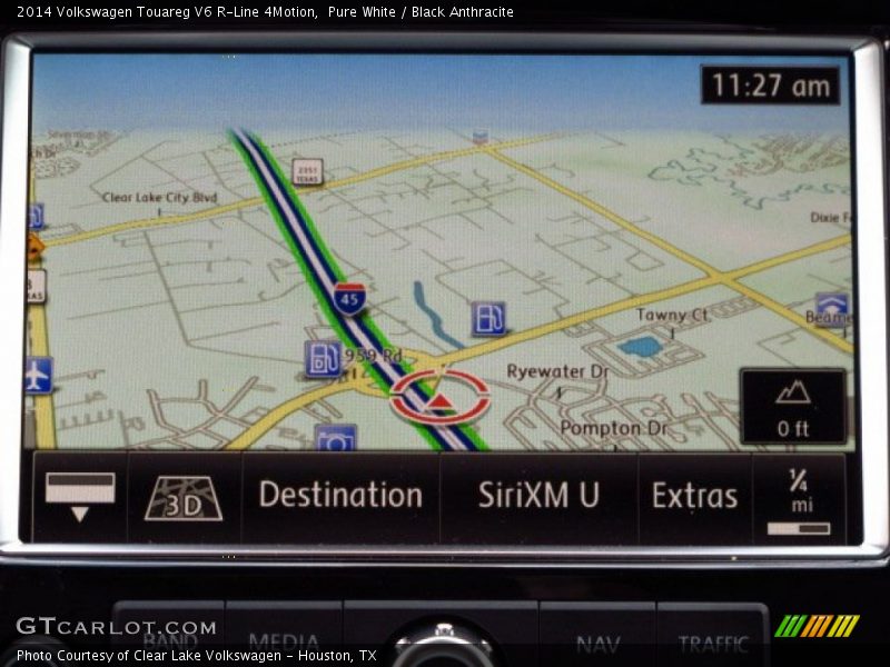 Pure White / Black Anthracite 2014 Volkswagen Touareg V6 R-Line 4Motion
