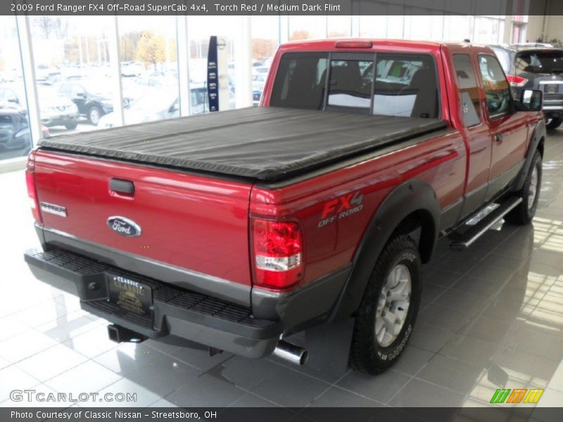 Torch Red / Medium Dark Flint 2009 Ford Ranger FX4 Off-Road SuperCab 4x4