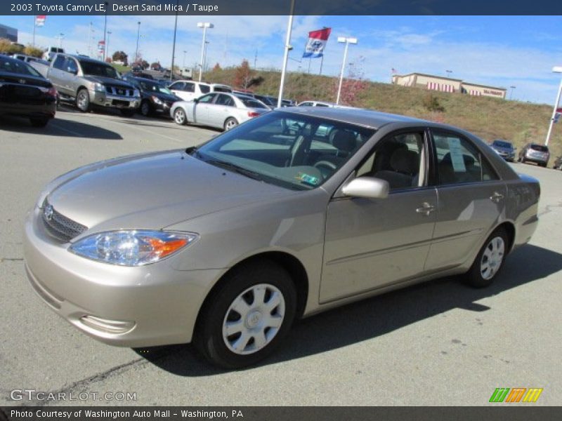Front 3/4 View of 2003 Camry LE