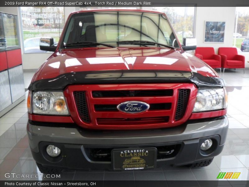 Torch Red / Medium Dark Flint 2009 Ford Ranger FX4 Off-Road SuperCab 4x4