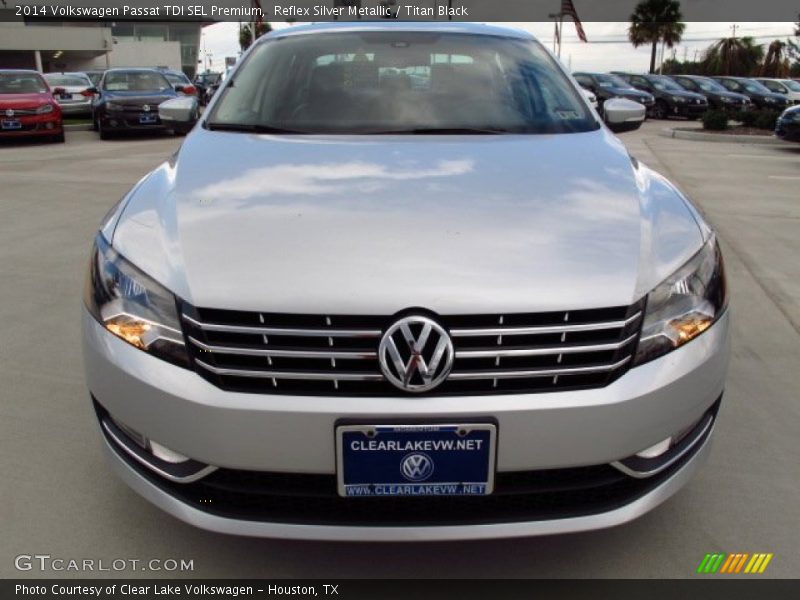 Reflex Silver Metallic / Titan Black 2014 Volkswagen Passat TDI SEL Premium