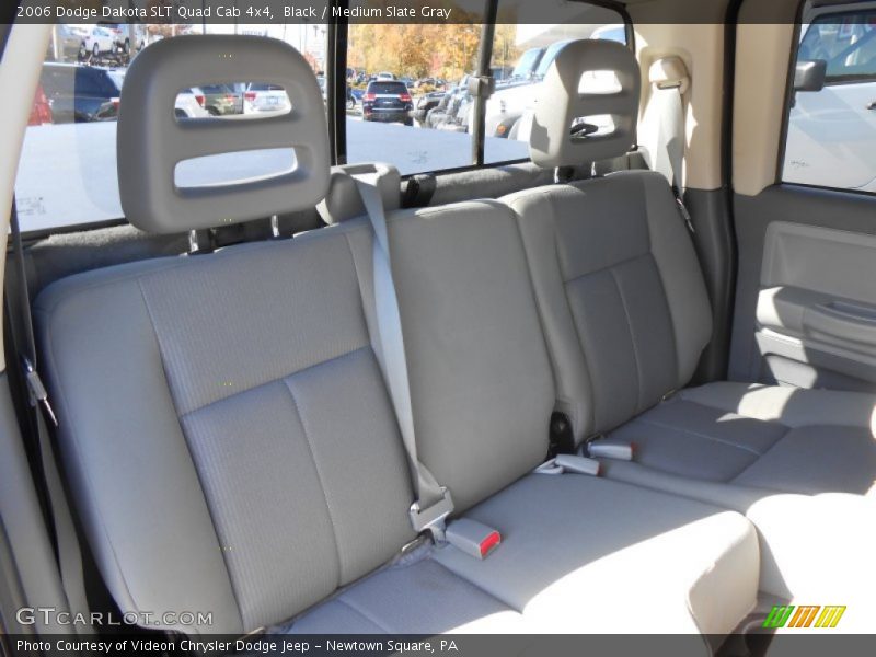 Black / Medium Slate Gray 2006 Dodge Dakota SLT Quad Cab 4x4