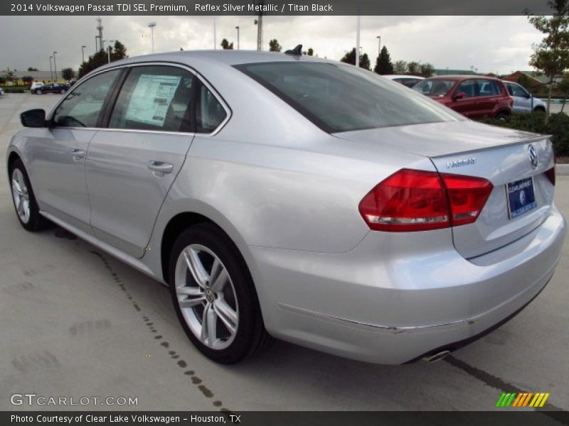 Reflex Silver Metallic / Titan Black 2014 Volkswagen Passat TDI SEL Premium