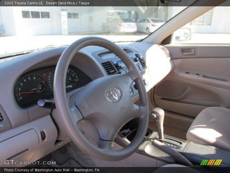 Desert Sand Mica / Taupe 2003 Toyota Camry LE