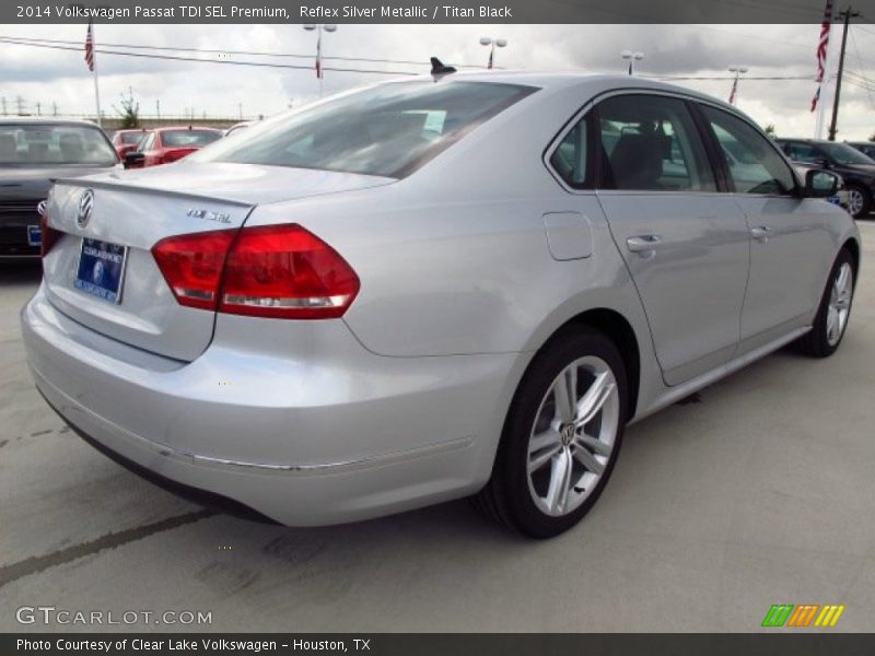 Reflex Silver Metallic / Titan Black 2014 Volkswagen Passat TDI SEL Premium