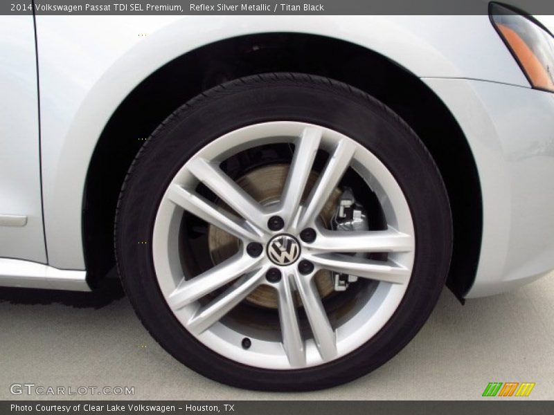 Reflex Silver Metallic / Titan Black 2014 Volkswagen Passat TDI SEL Premium