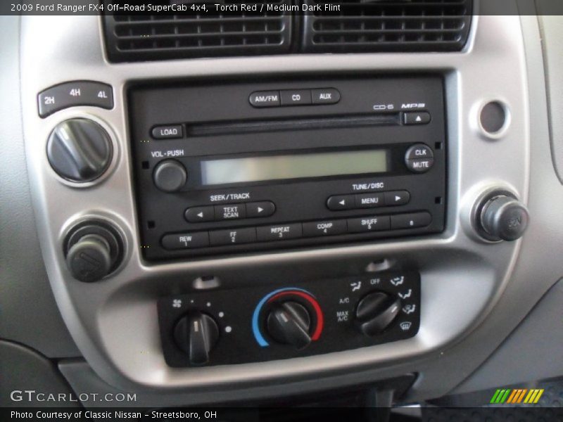 Torch Red / Medium Dark Flint 2009 Ford Ranger FX4 Off-Road SuperCab 4x4