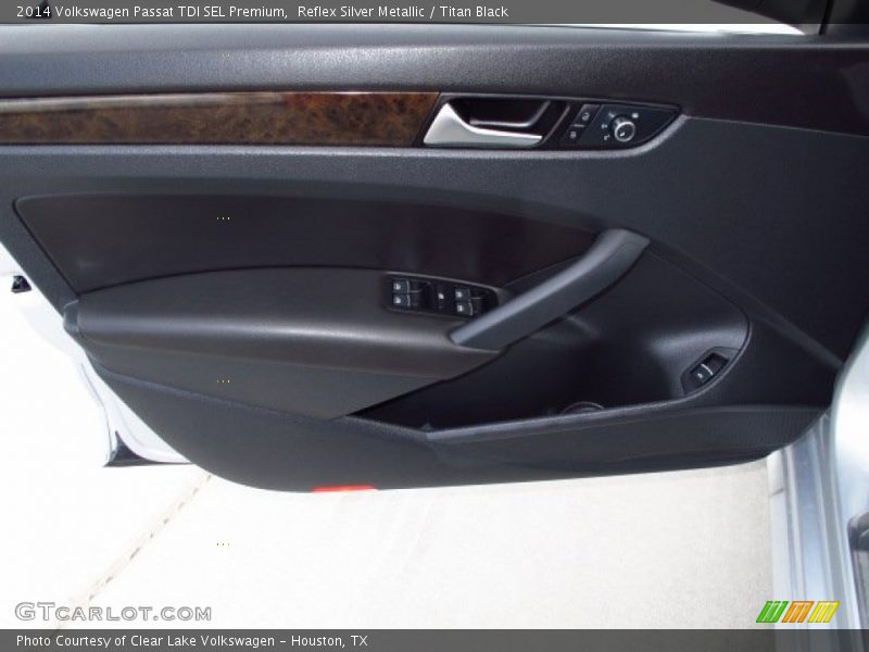 Reflex Silver Metallic / Titan Black 2014 Volkswagen Passat TDI SEL Premium