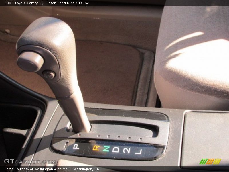 Desert Sand Mica / Taupe 2003 Toyota Camry LE