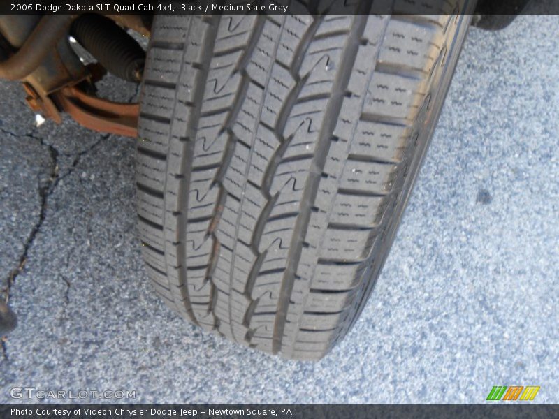 Black / Medium Slate Gray 2006 Dodge Dakota SLT Quad Cab 4x4