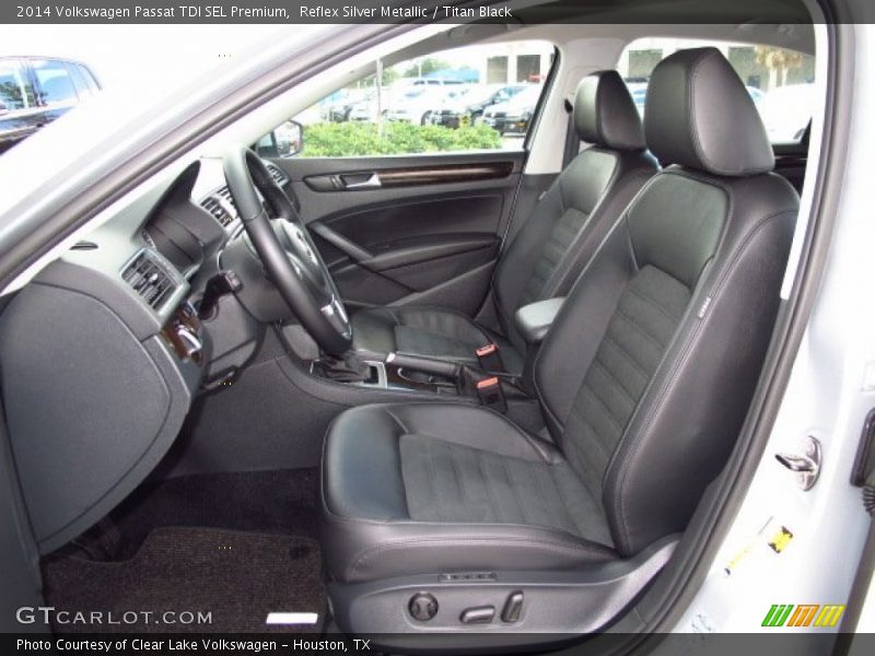 Reflex Silver Metallic / Titan Black 2014 Volkswagen Passat TDI SEL Premium