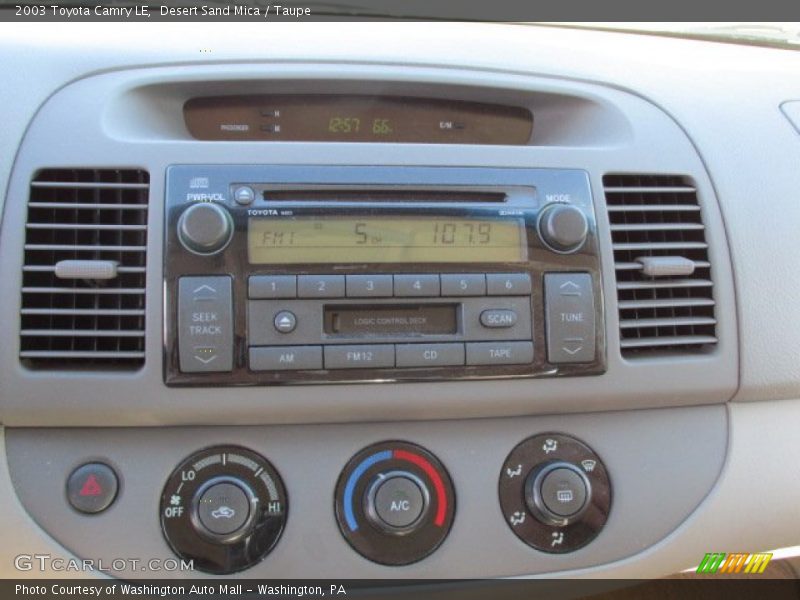 Desert Sand Mica / Taupe 2003 Toyota Camry LE