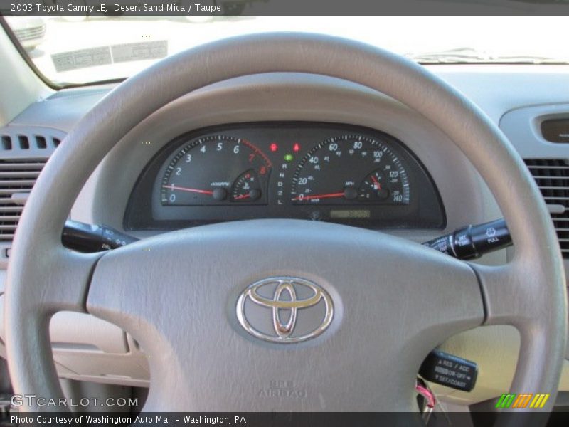 Desert Sand Mica / Taupe 2003 Toyota Camry LE
