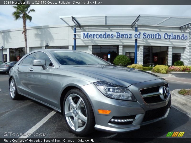 Palladium Silver Metallic / Black 2014 Mercedes-Benz CLS 550 Coupe