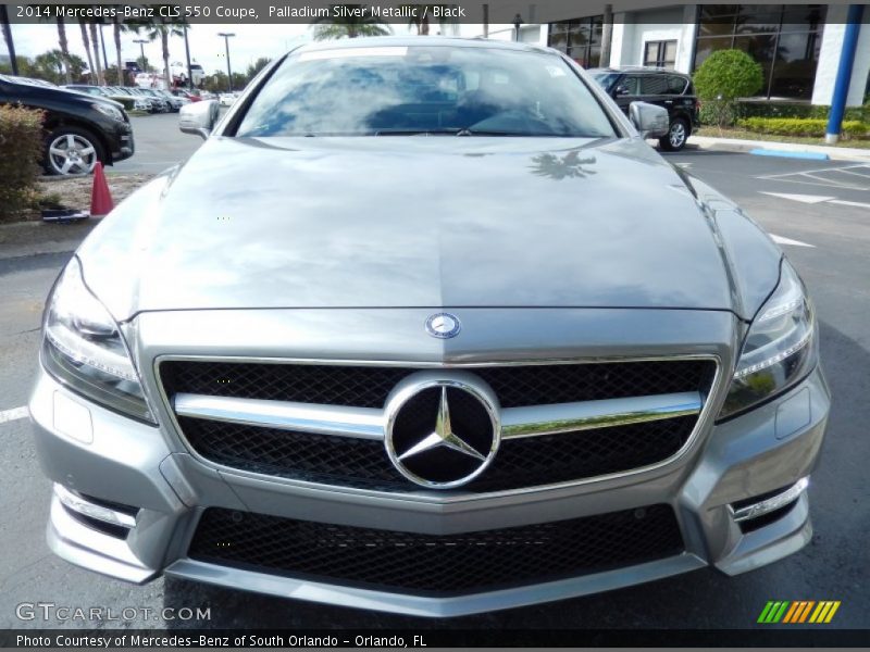 Palladium Silver Metallic / Black 2014 Mercedes-Benz CLS 550 Coupe