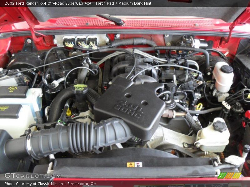 Torch Red / Medium Dark Flint 2009 Ford Ranger FX4 Off-Road SuperCab 4x4